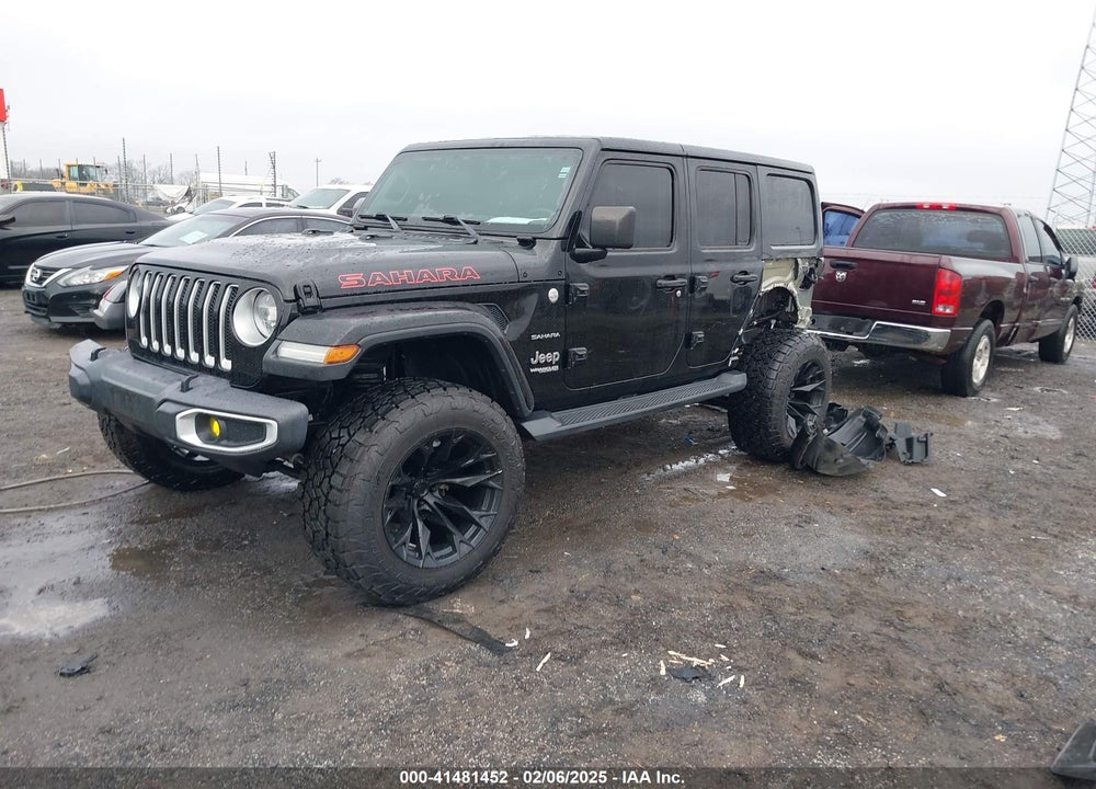 2020 JEEP WRANGLER UNLIMITED SAHARA 4X4 VIN: 1C4HJXENXLW247525