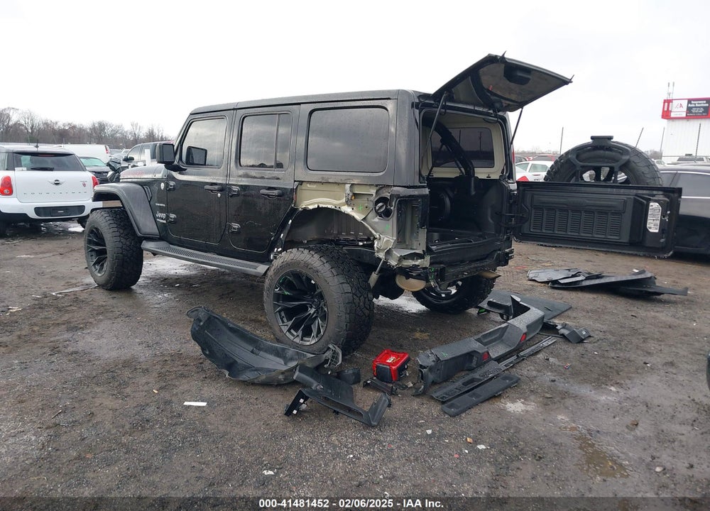 2020 JEEP WRANGLER UNLIMITED SAHARA 4X4 VIN: 1C4HJXENXLW247525