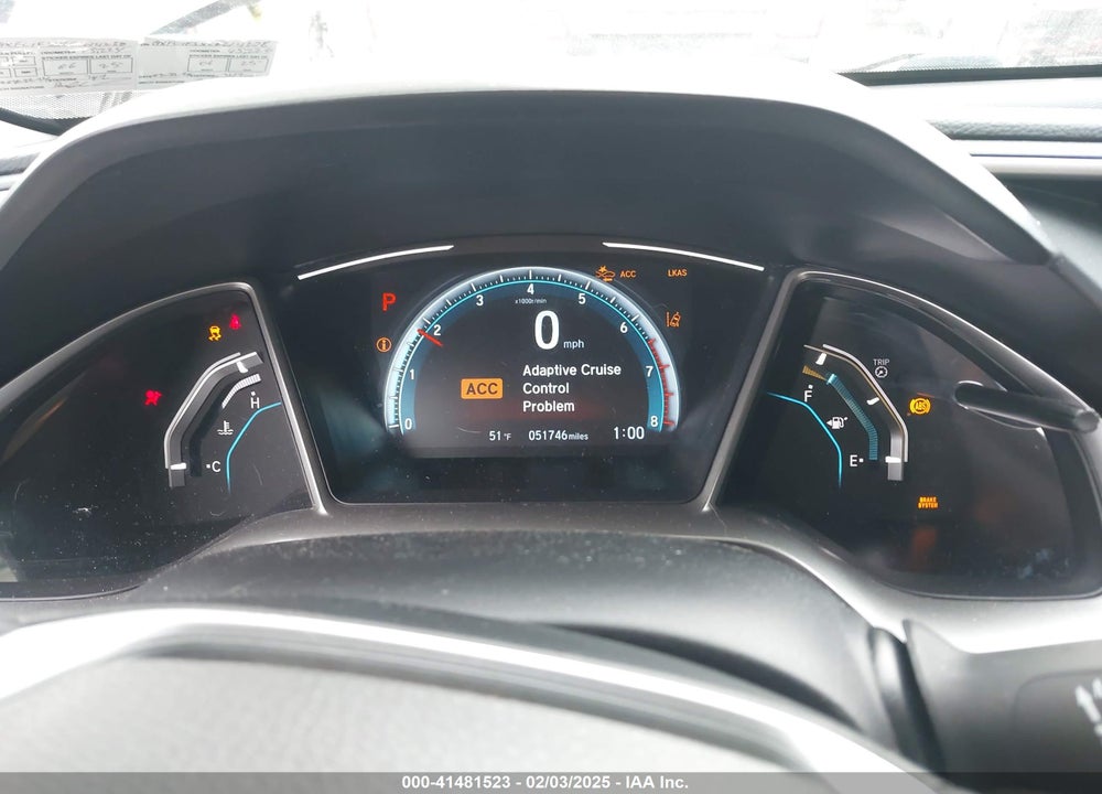 2020 HONDA CIVIC VIN: 19XFC1F3XLE214238