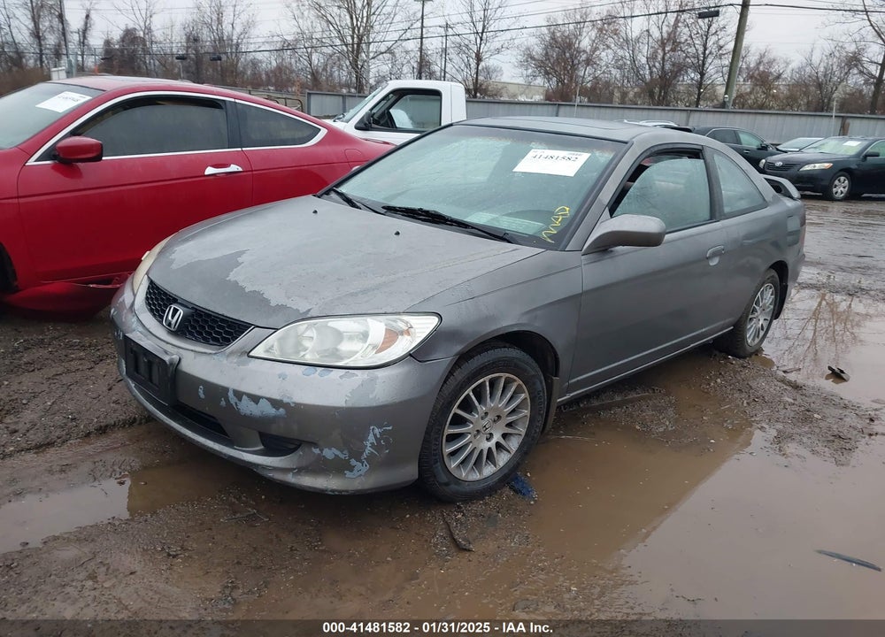 2005 HONDA CIVIC EX VIN: 1HGEM22945L054314
