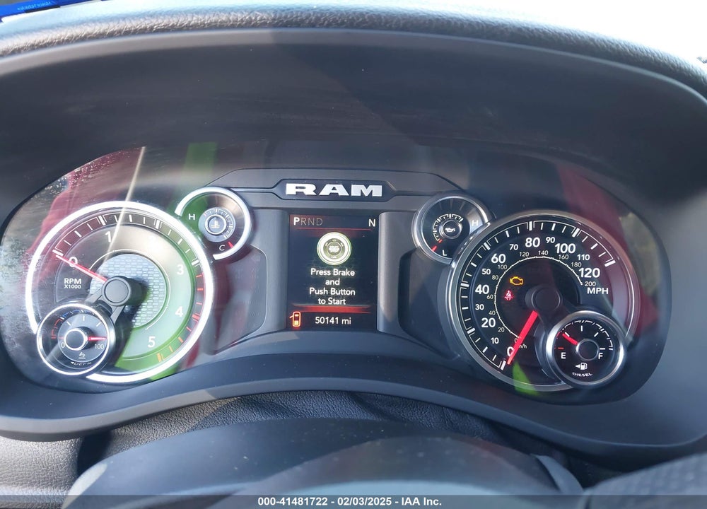 2022 RAM 2500 BIG HORN 4X4 6'4 BOX VIN: 3C6UR5DL1NG423060