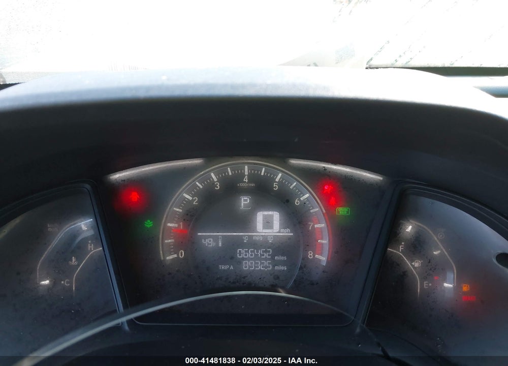 2017 HONDA CIVIC VIN: 2HGFC2F50HH514200
