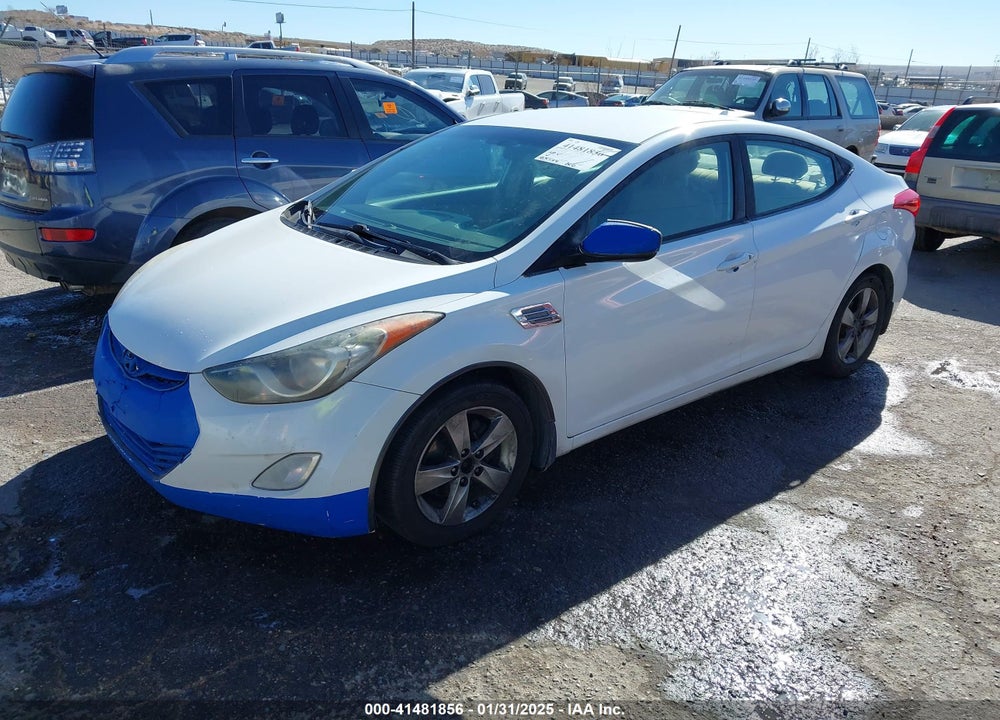 2012 HYUNDAI ELANTRA GLS VIN: 5NPDH4AE1CH139198