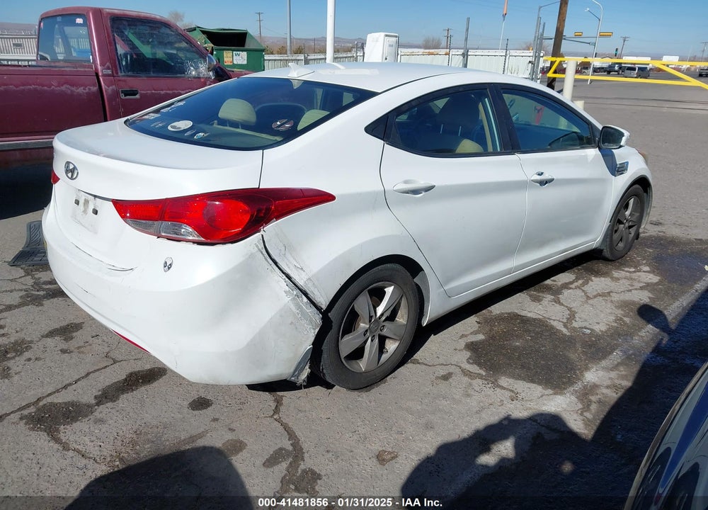 2012 HYUNDAI ELANTRA GLS VIN: 5NPDH4AE1CH139198