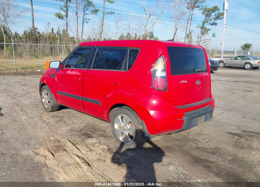 2011 KIA SOUL VIN: KNDJT2A29B7338496