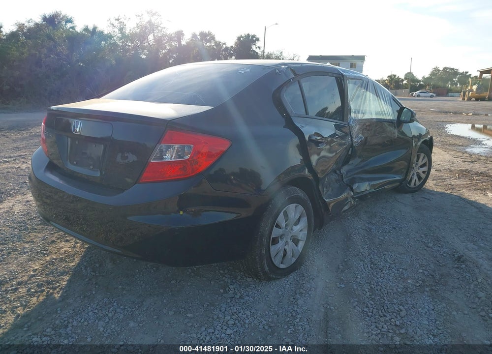 2012 HONDA CIVIC VIN: 19XFB2F58CE081912