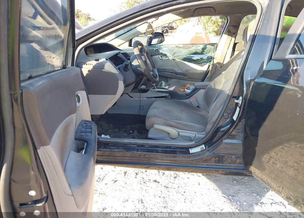 2012 HONDA CIVIC VIN: 19XFB2F58CE081912