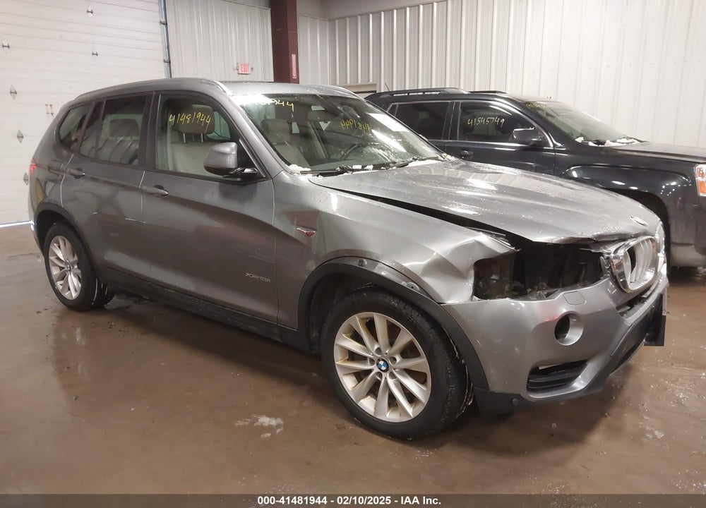 2016 BMW X3 XDRIVE28I VIN: 5UXWX9C57G0D74103