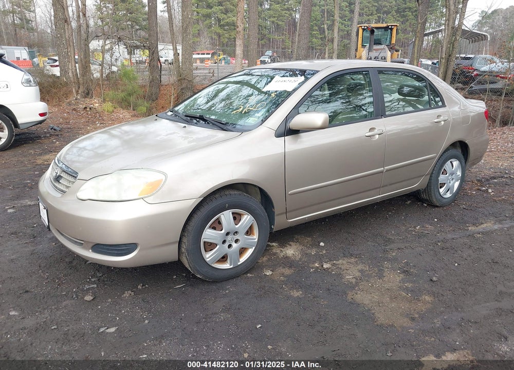 2006 TOYOTA COROLLA LE VIN: 2T1BR32E06C624856
