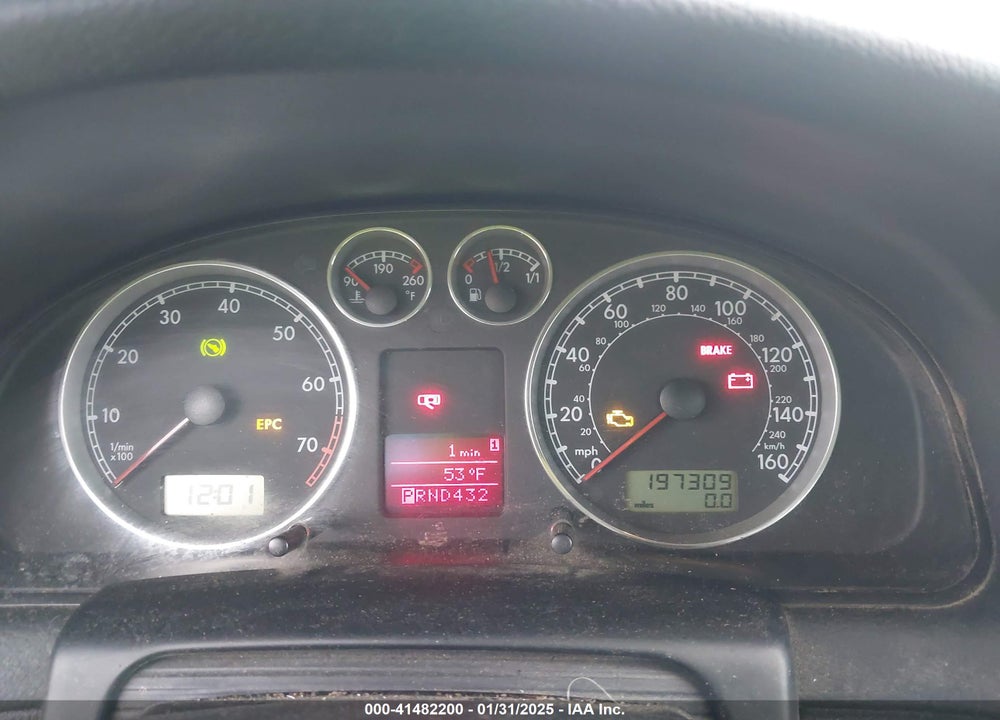 2003 VOLKSWAGEN PASSAT GLS VIN: WVWVD63B53E166063