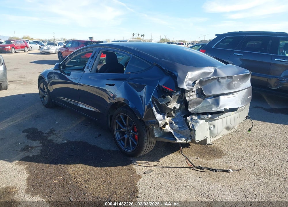 2022 TESLA MODEL 3 LONG RANGE DUAL MOTOR ALL-WHEEL DRIVE VIN: 5YJ3E1EBXNF241149