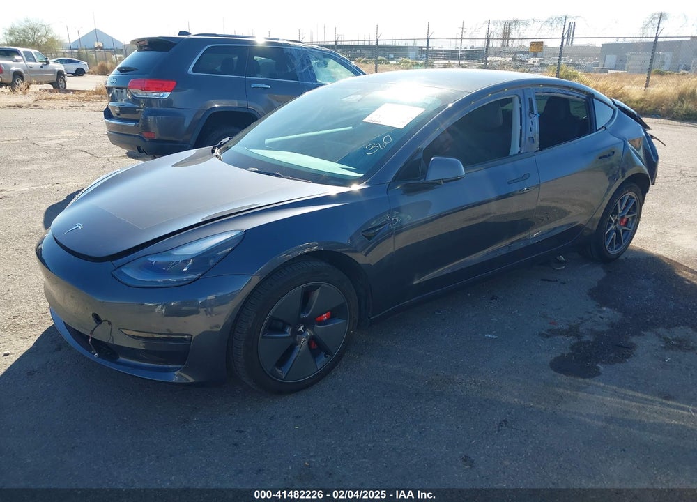 2022 TESLA MODEL 3 LONG RANGE DUAL MOTOR ALL-WHEEL DRIVE VIN: 5YJ3E1EBXNF241149