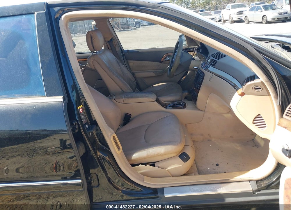 2002 MERCEDES-BENZ S 500 VIN: WDBNG75J42A274373
