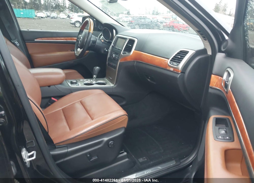 2013 JEEP GRAND CHEROKEE OVERLAND VIN: 1C4RJFCT3DC614851