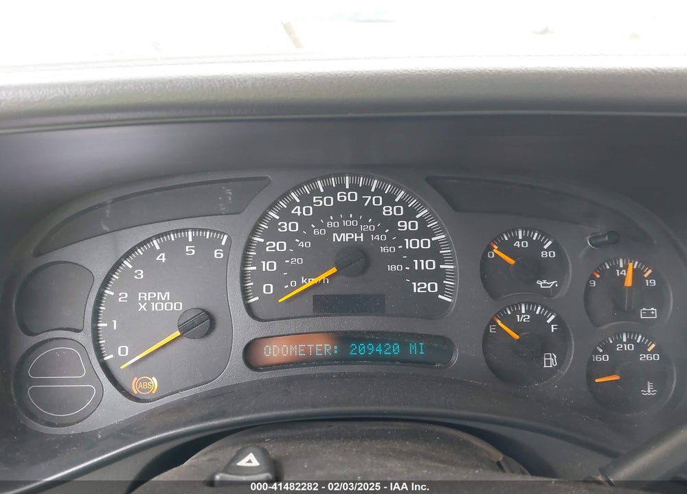 2003 CHEVROLET SILVERADO 1500 LS VIN: 2GCEC19V031281937
