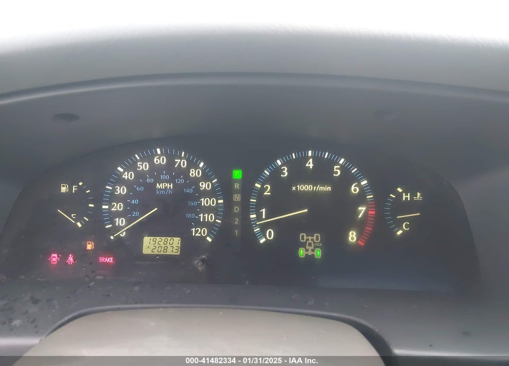 2001 INFINITI QX4 LUXURY VIN: JNRDR07Y81W107685