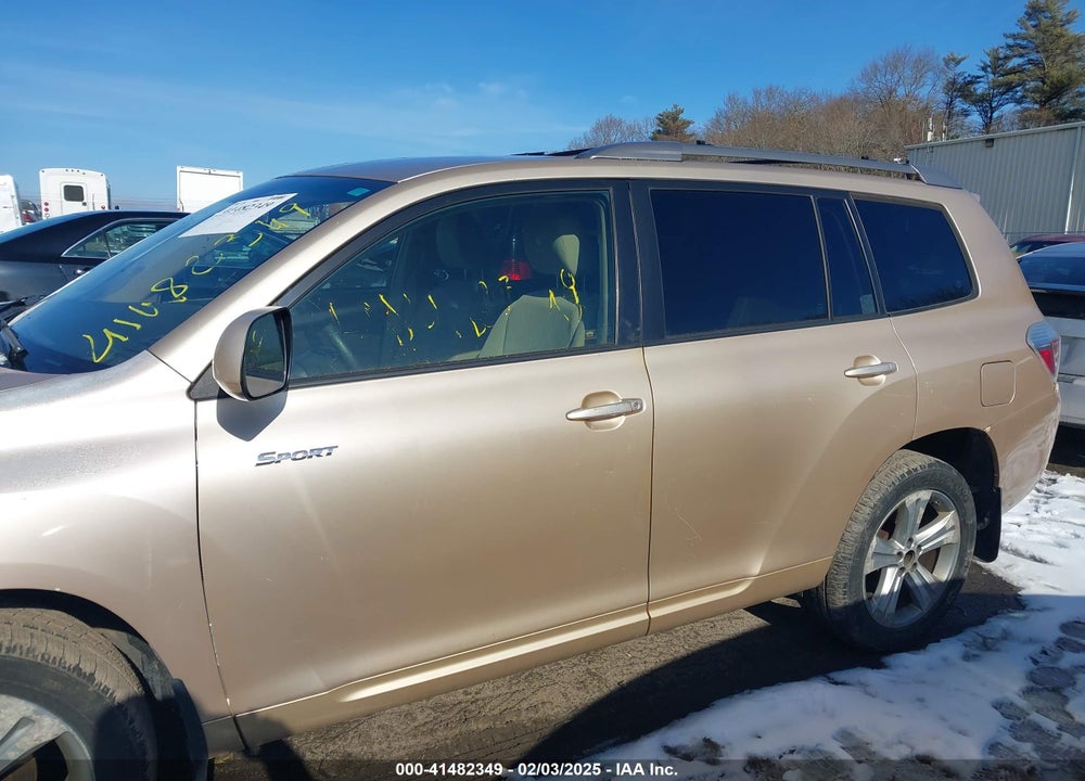 2008 TOYOTA HIGHLANDER VIN: JTEES43A182019017