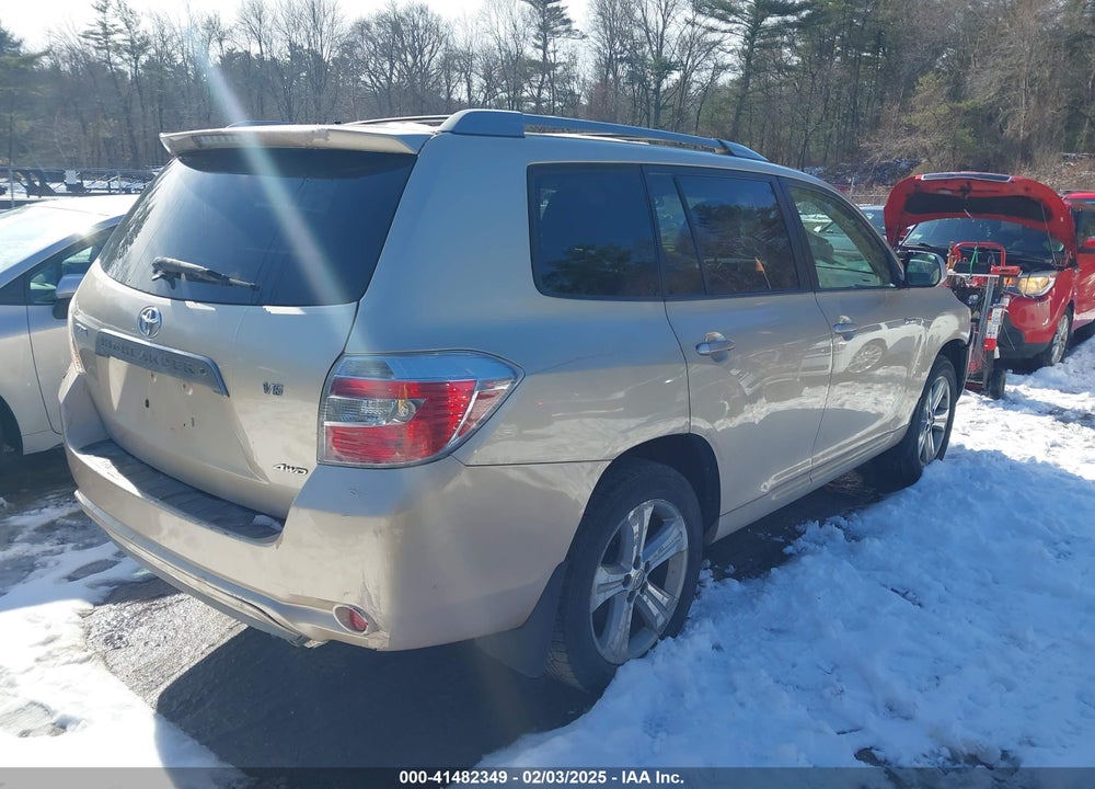 2008 TOYOTA HIGHLANDER VIN: JTEES43A182019017