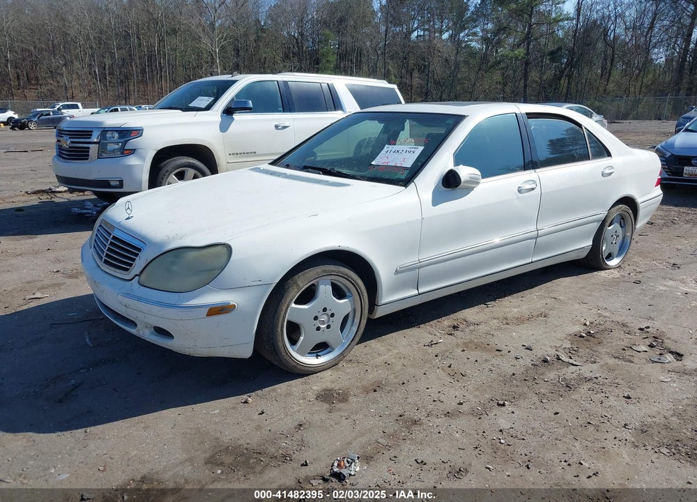 2002 MERCEDES-BENZ S 500 VIN: WDBNG75J62A241861