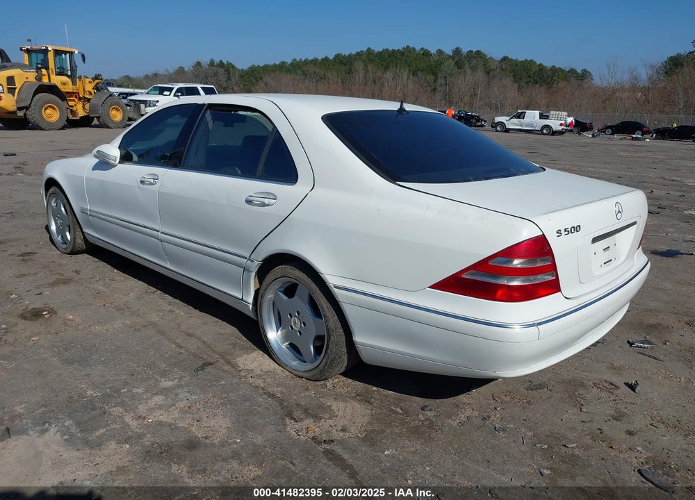 2002 MERCEDES-BENZ S 500 VIN: WDBNG75J62A241861
