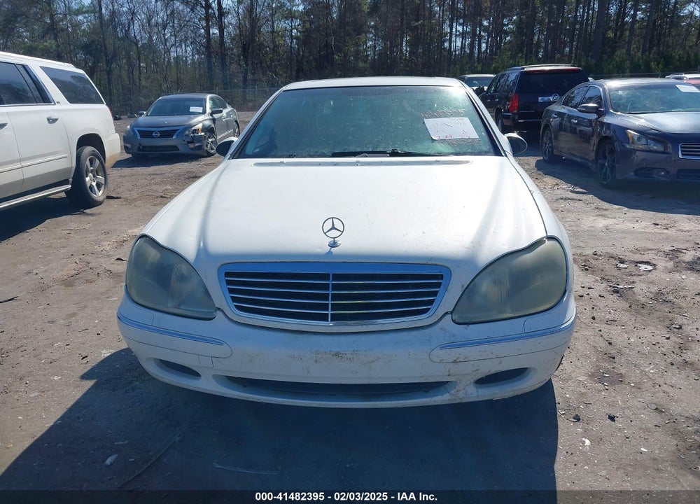 2002 MERCEDES-BENZ S 500 VIN: WDBNG75J62A241861
