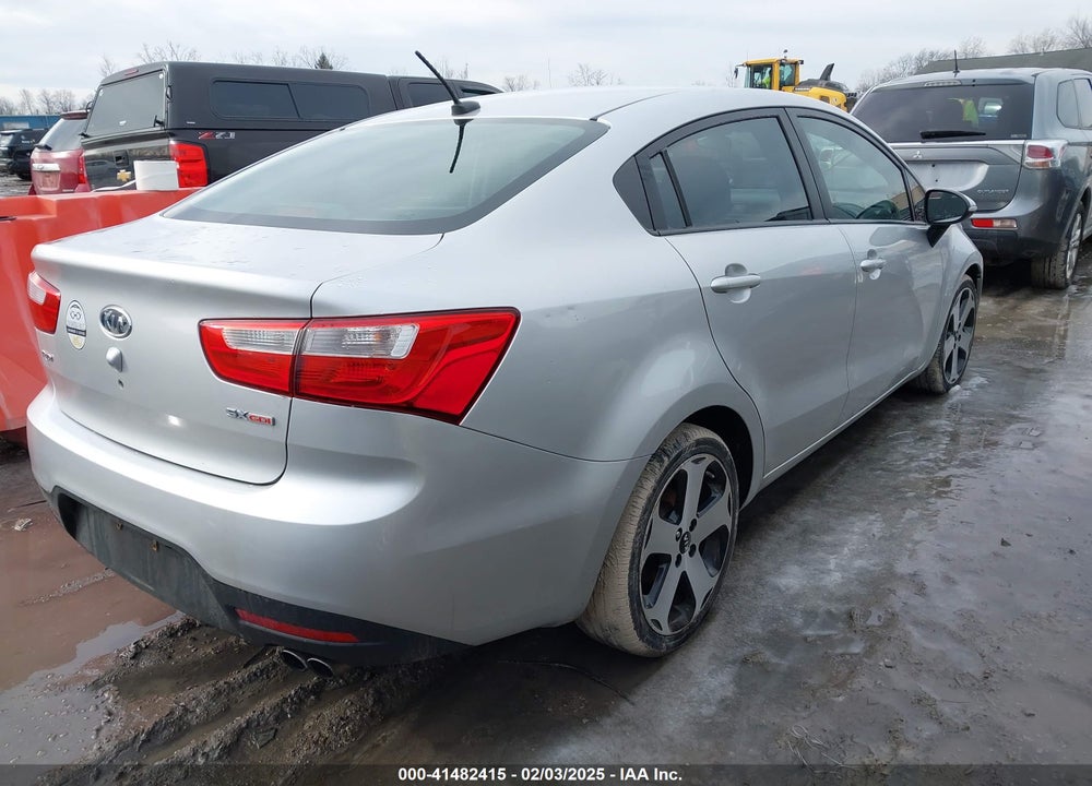 2012 KIA RIO SX VIN: KNADN4A30C6057221