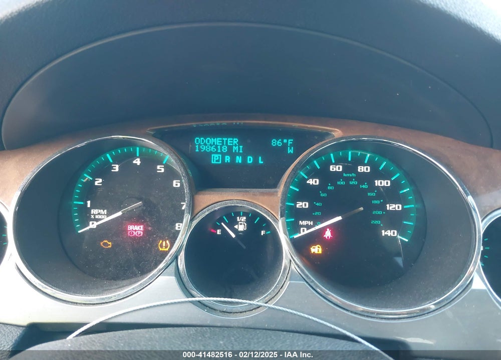 2012 BUICK ENCLAVE LEATHER VIN: 5GAKRCEDXCJ300933