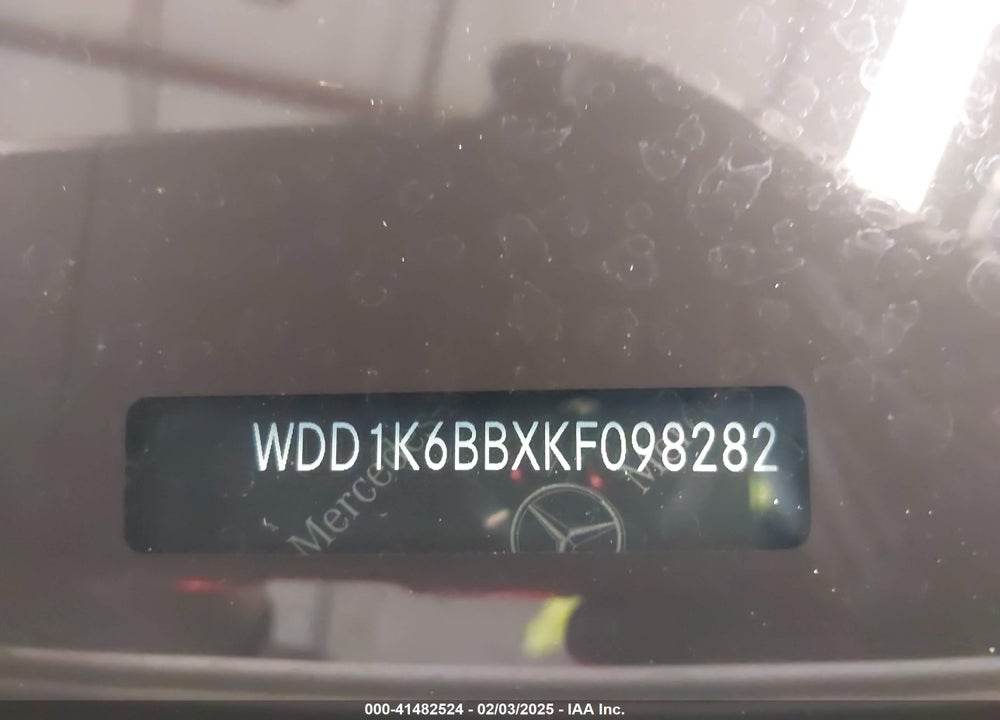 2019 MERCEDES-BENZ AMG E 53 VIN: WDD1K6BBXKF098282