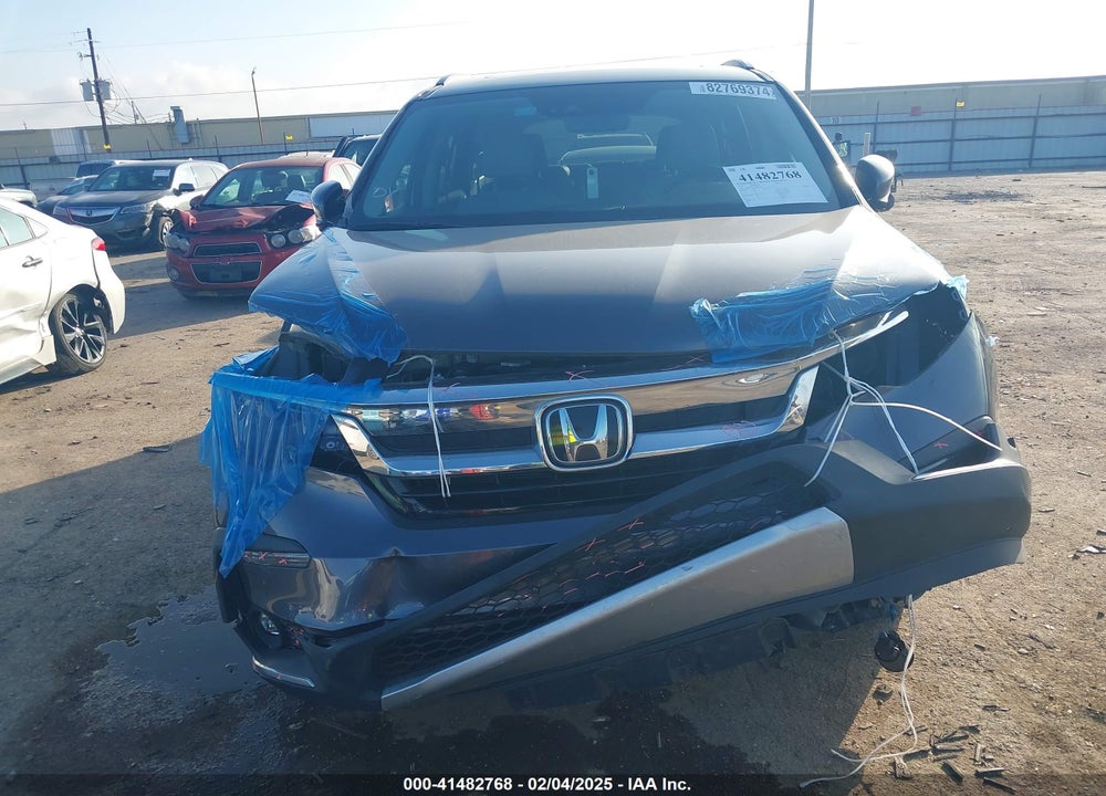 2021 HONDA PILOT AWD ELITE VIN: 5FNYF6H01MB006339