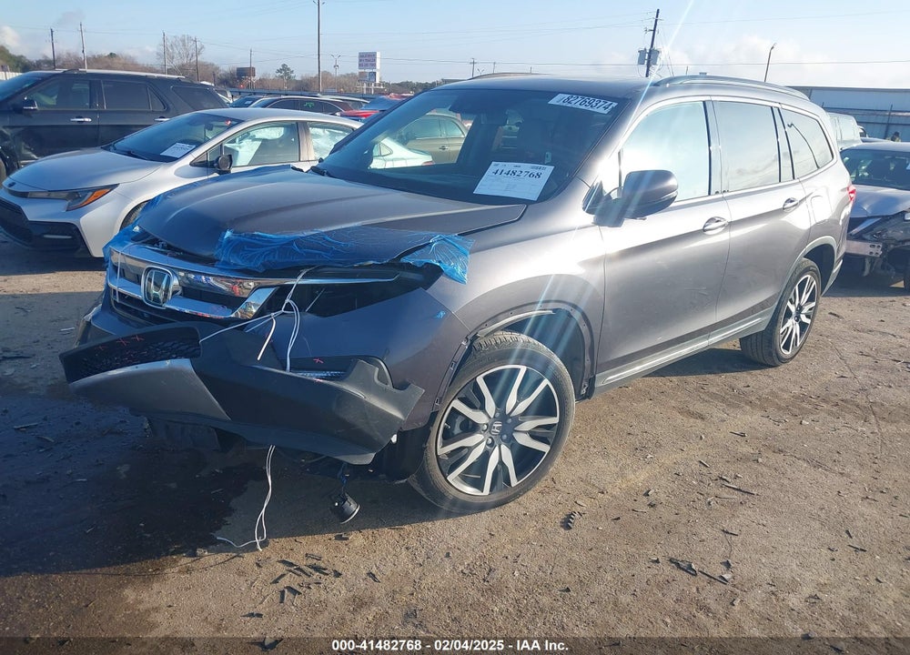 2021 HONDA PILOT AWD ELITE VIN: 5FNYF6H01MB006339