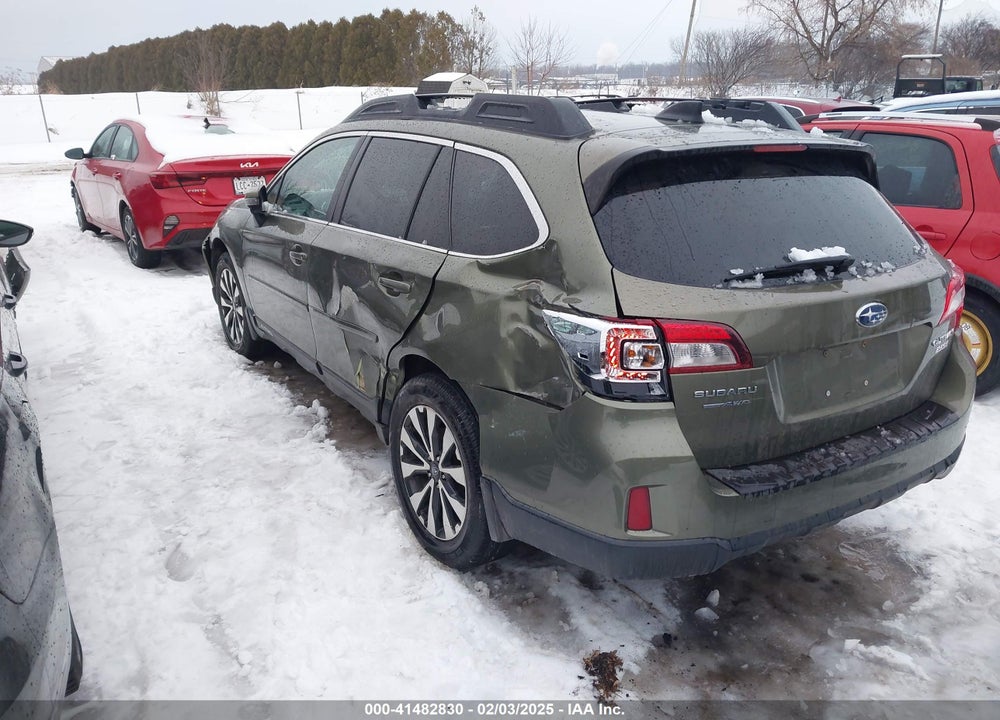 2016 SUBARU OUTBACK VIN: 4S4BSALC5G3308848