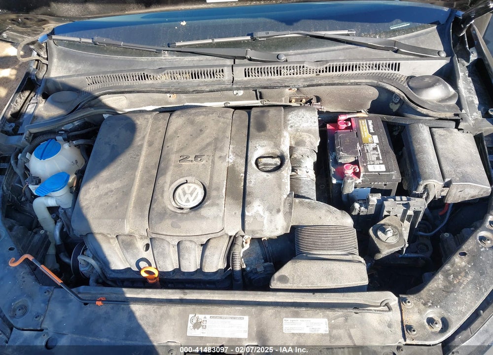 2012 VOLKSWAGEN JETTA 2.5L SE VIN: 3VWDX7AJ9CM367555
