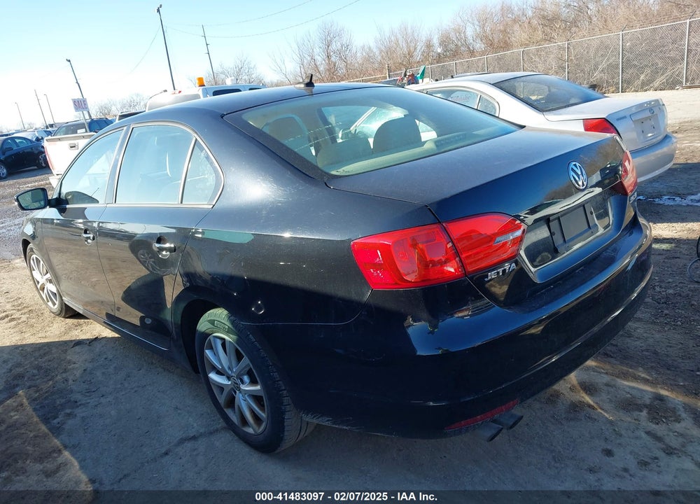2012 VOLKSWAGEN JETTA 2.5L SE VIN: 3VWDX7AJ9CM367555