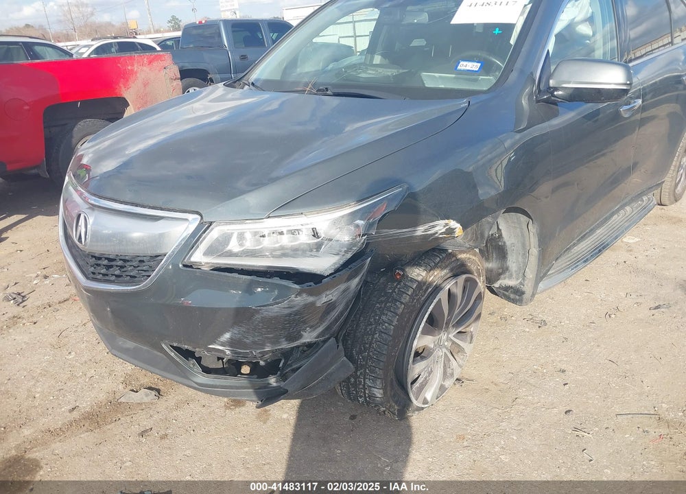 2014 ACURA MDX TECHNOLOGY PACKAGE VIN: 5FRYD3H40EB017646