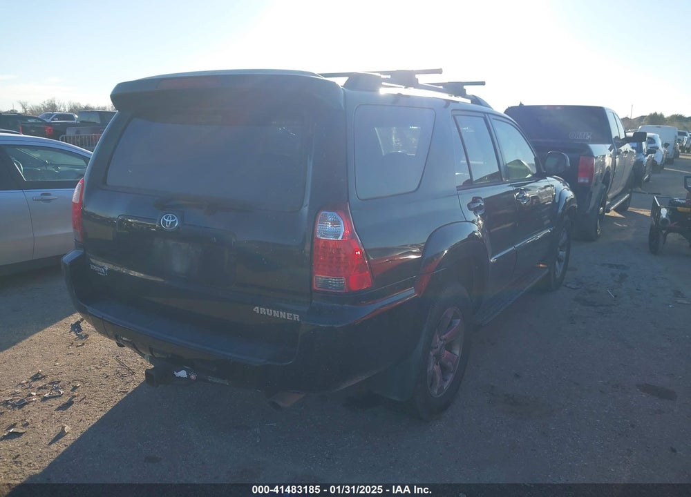 2007 TOYOTA 4RUNNER LIMITED V6 VIN: JTEZU17R770085012