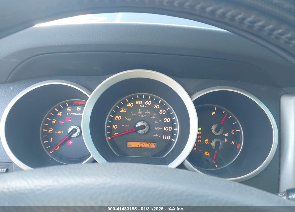 2007 TOYOTA 4RUNNER LIMITED V6 VIN: JTEZU17R770085012
