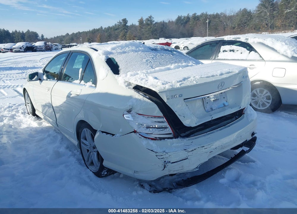 2012 MERCEDES-BENZ 300 VIN: WDDGF8BBXCR231259