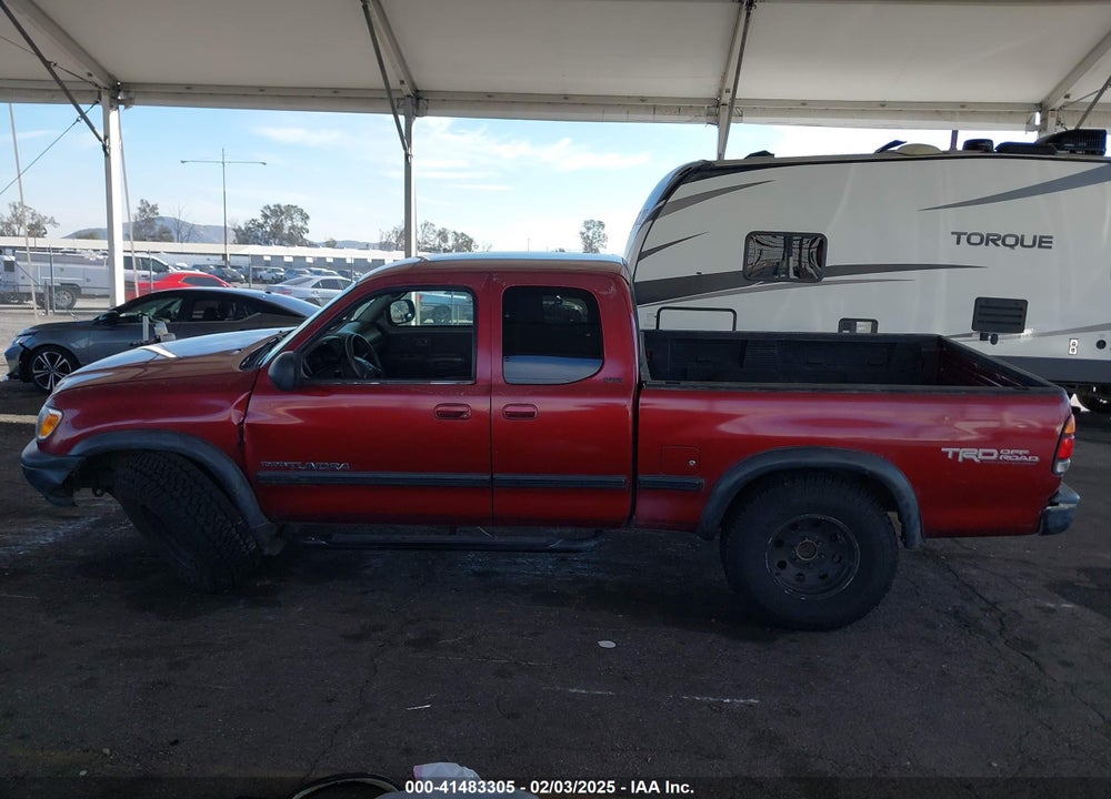 2002 TOYOTA TUNDRA SR5 V8 VIN: 5TBRT34172S308794