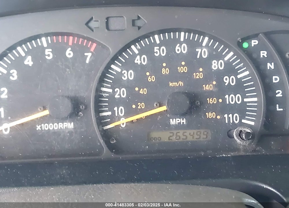 2002 TOYOTA TUNDRA SR5 V8 VIN: 5TBRT34172S308794