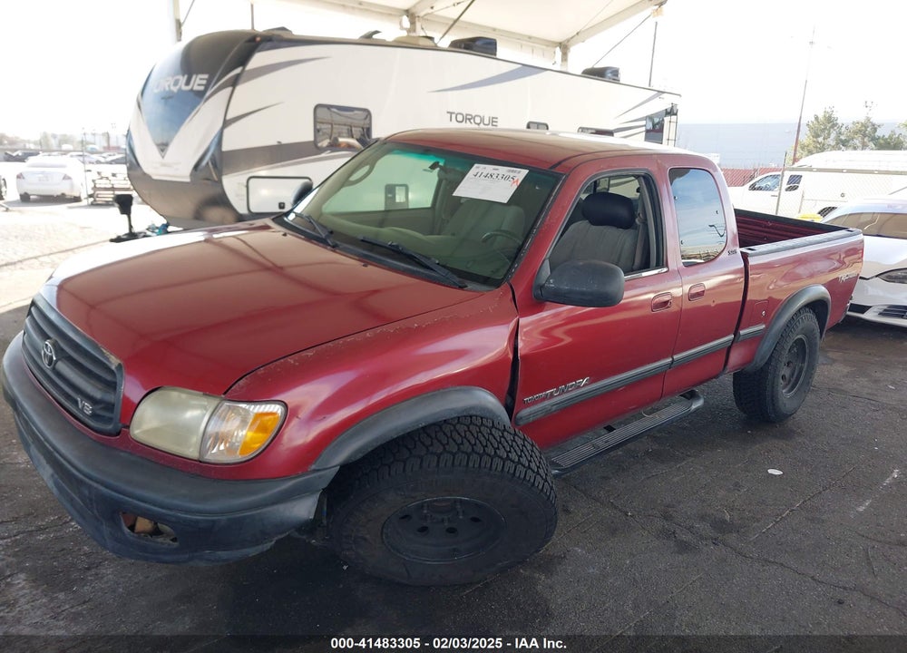 2002 TOYOTA TUNDRA SR5 V8 VIN: 5TBRT34172S308794