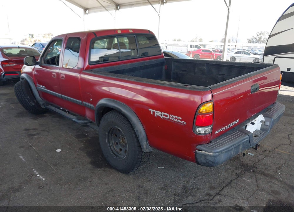 2002 TOYOTA TUNDRA SR5 V8 VIN: 5TBRT34172S308794