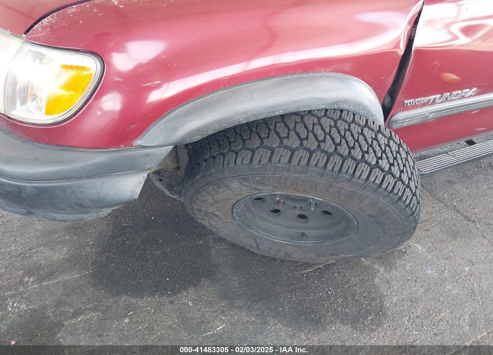 2002 TOYOTA TUNDRA SR5 V8 VIN: 5TBRT34172S308794