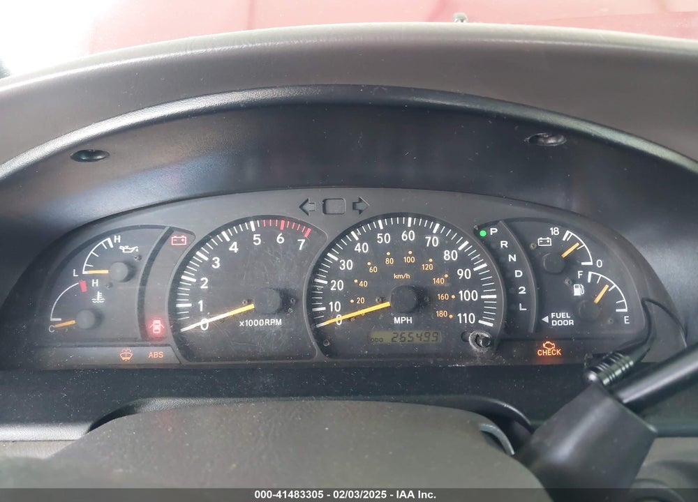 2002 TOYOTA TUNDRA SR5 V8 VIN: 5TBRT34172S308794