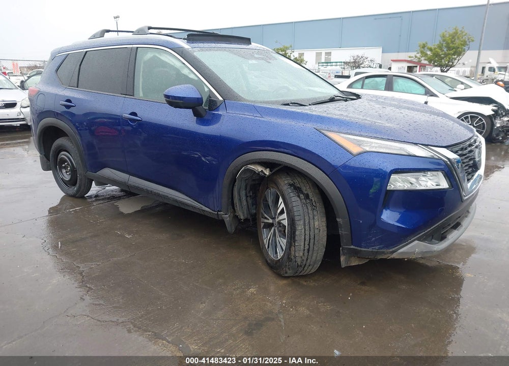 2021 NISSAN ROGUE SV FWD VIN: JN8AT3BA7MW015976