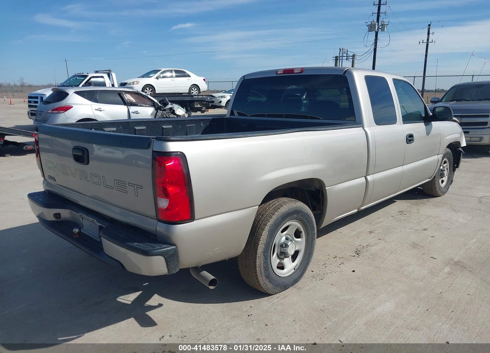 2004 CHEVROLET SILVERADO 1500 WORK TRUCK VIN: 1GCEC19X24Z331361