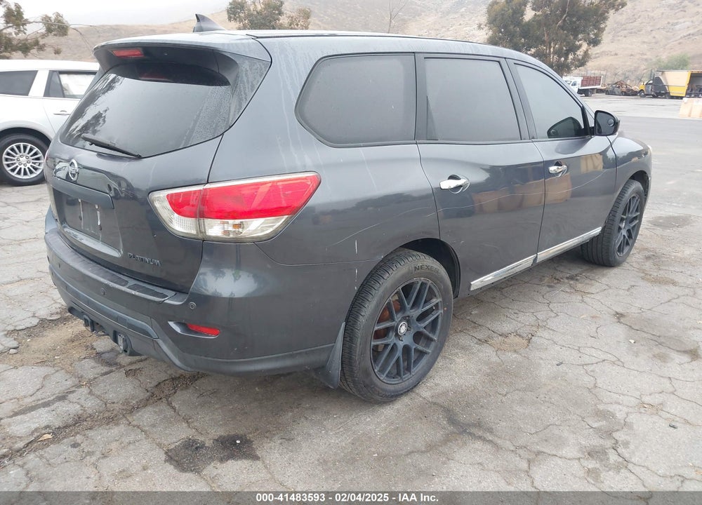 2013 NISSAN PATHFINDER PLATINUM VIN: 5N1AR2MN7DC638676