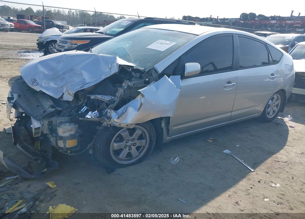 2005 TOYOTA PRIUS VIN: JTDKB20U257041486