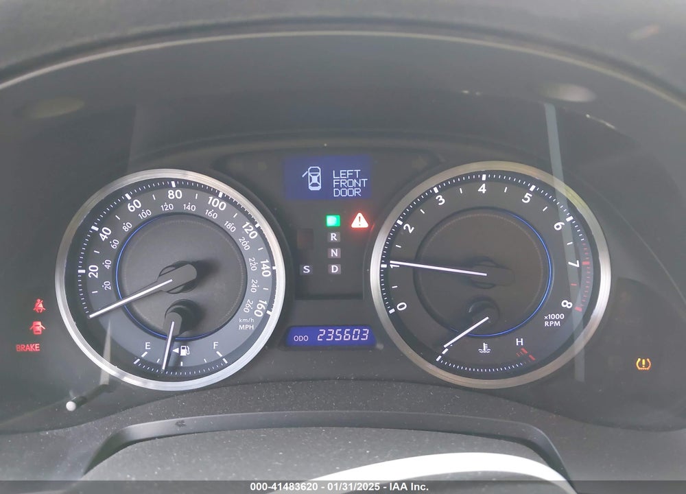 2011 LEXUS IS 350 VIN: JTHBE5C28B5027536