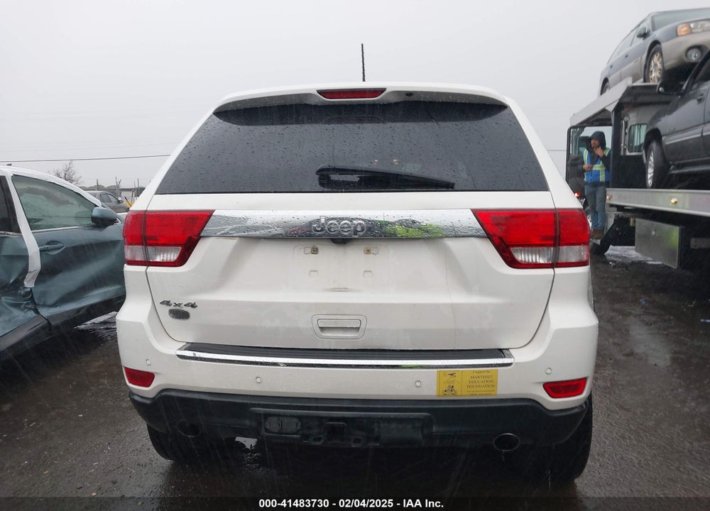 2012 JEEP GRAND CHEROKEE OVERLAND VIN: 1C4RJFCT9CC190137