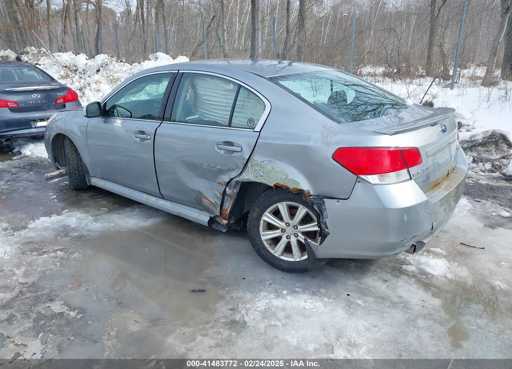 2011 SUBARU LEGACY VIN: 4S3BMBB62B3247757